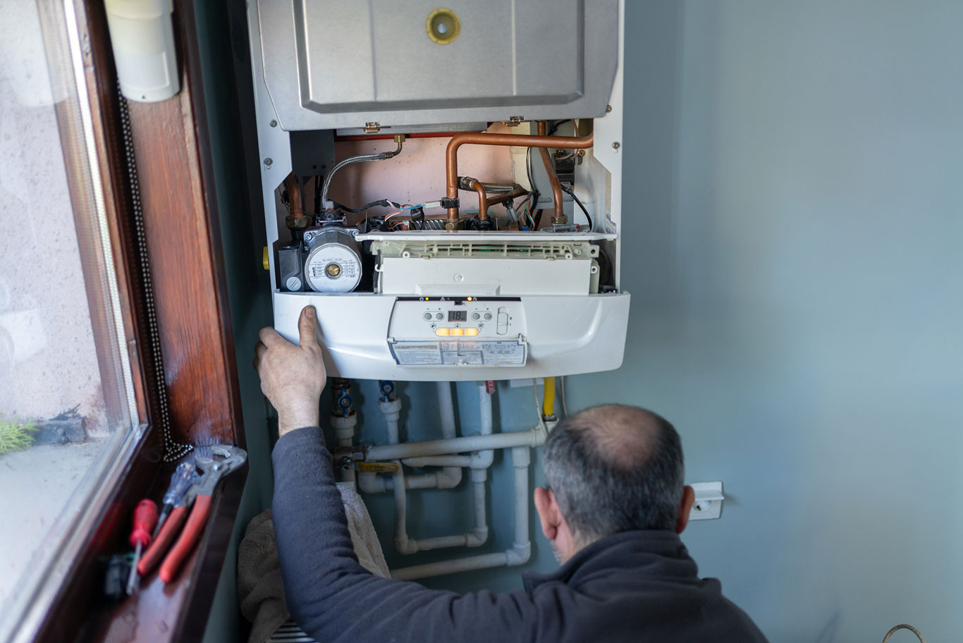 gas boiler installation in Exeter