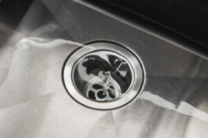 drain slowly