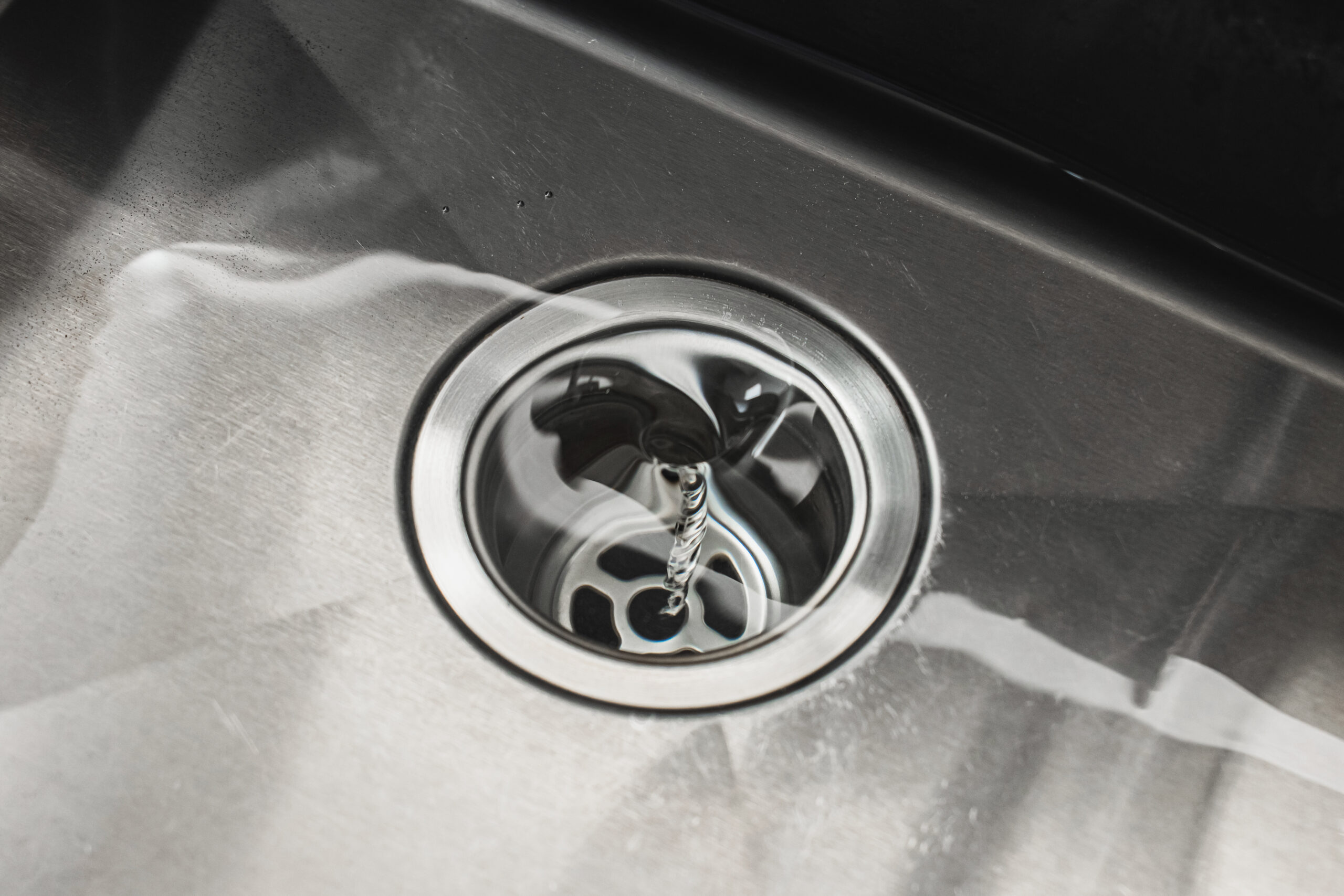 drain slowly